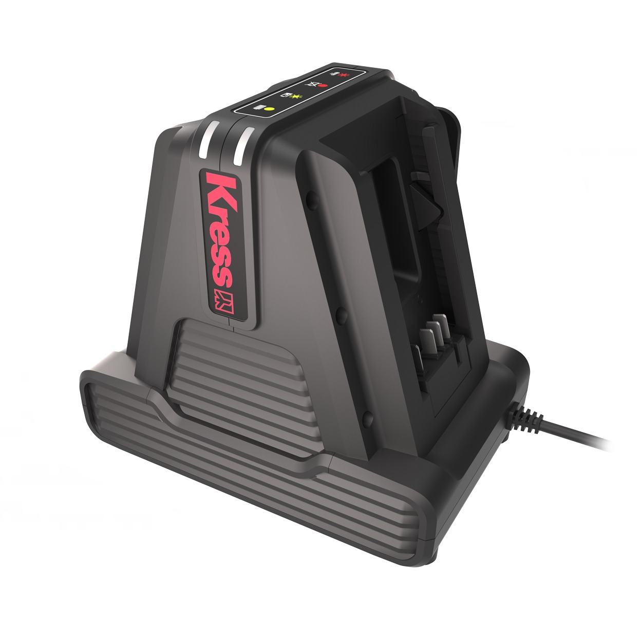 KRESS lader met dubbele poort 60V 8A