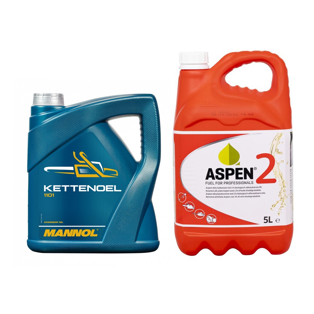 Voordeel startpakket voor kettingzagen met benzinemotor